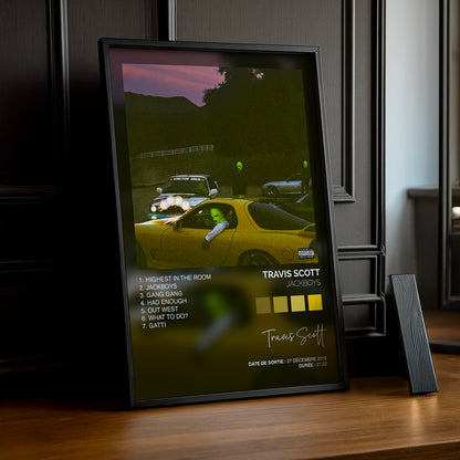 Poster Travis Scott - Album Jackboys