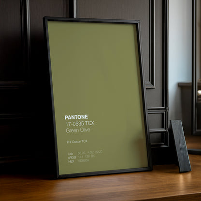 Cadre Photo Pantone - Green Olive