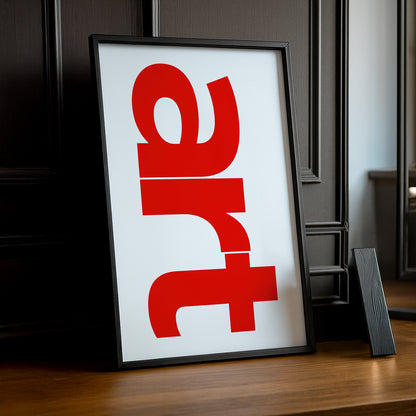 Cadre photo Citation - art typography