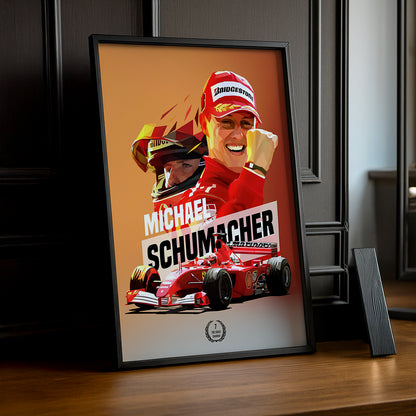 Cadre photo Michael Schumacher Formule 1