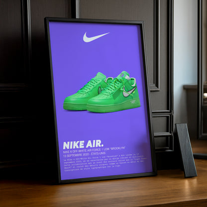 Nike Air Force 1 Low x Off-White Brooklyn Fotorahmen 