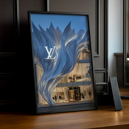 Cadre photo Louis Vuitton devanture