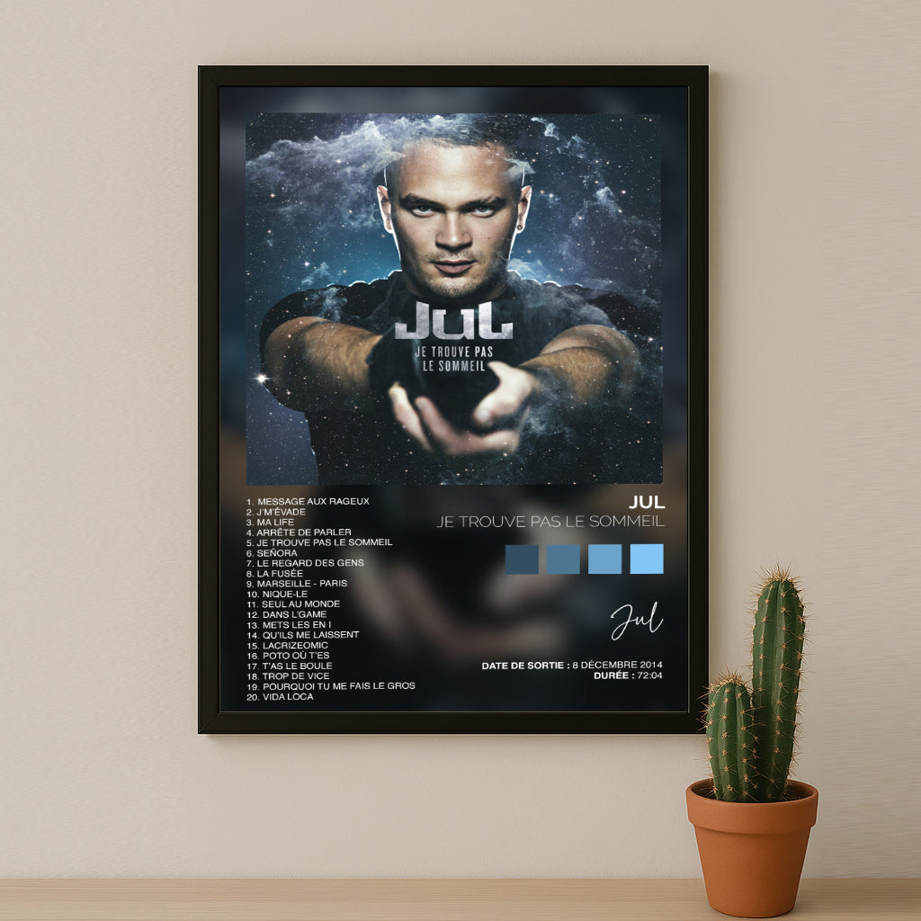 Poster Jul - Album Je trouve pas le sommeil