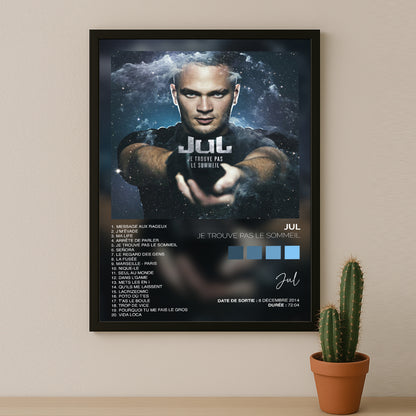Poster Jul - Album Je trouve pas le sommeil