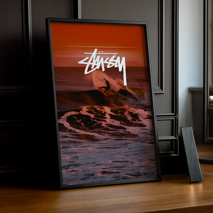 Cadre photo Stüssy - Red surf
