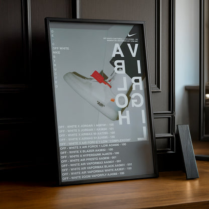 Cadre photo Off-White x Nike