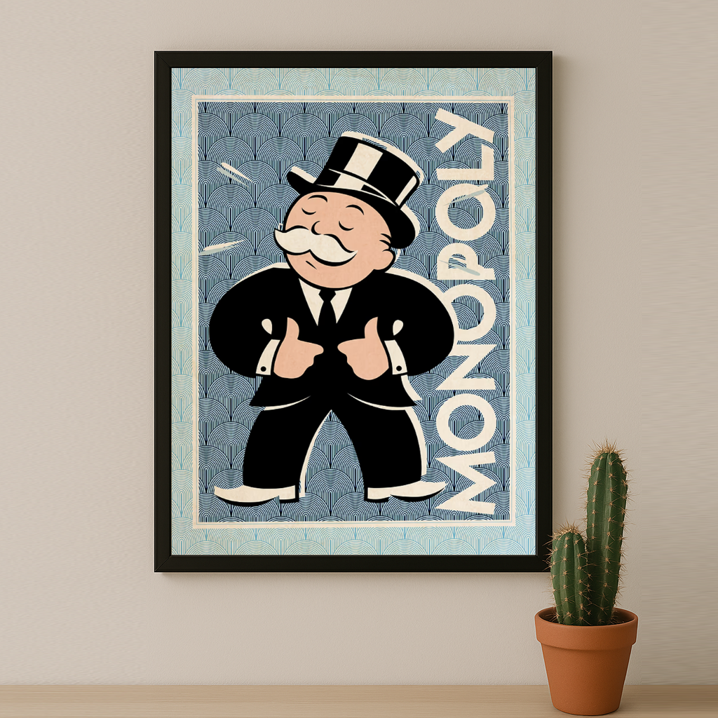 Monopoly Bleu - Poster