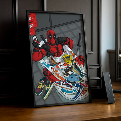 Cadre Photo Nike - Deadpool