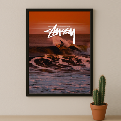 Cadre photo Stüssy - Red surf