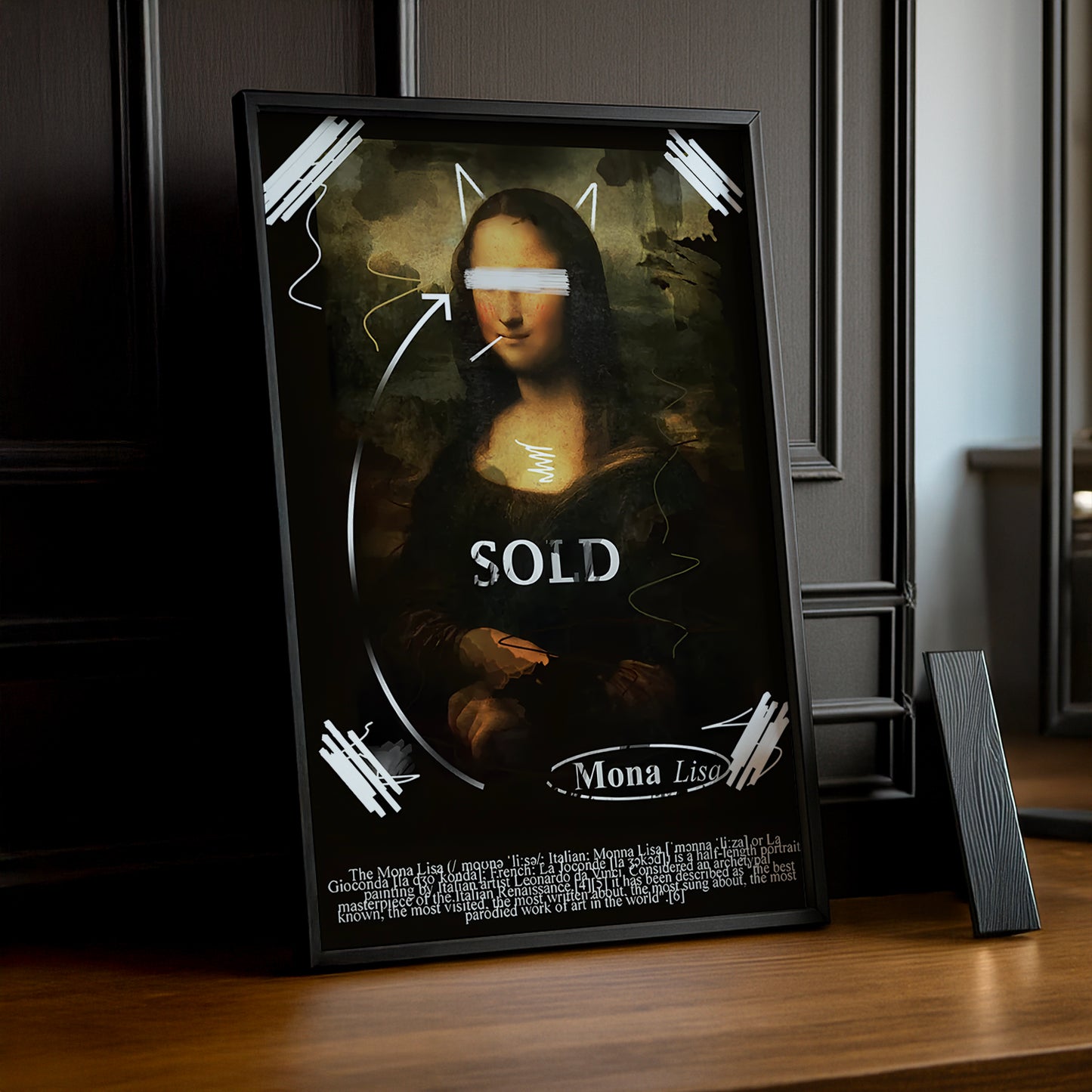 Cadre photo La Joconde Sold