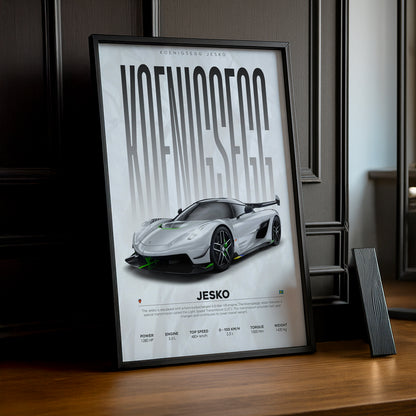 Cadre photo Koenigsegg Jesko