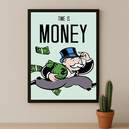 Monopoly Times is Money - Cadre photo