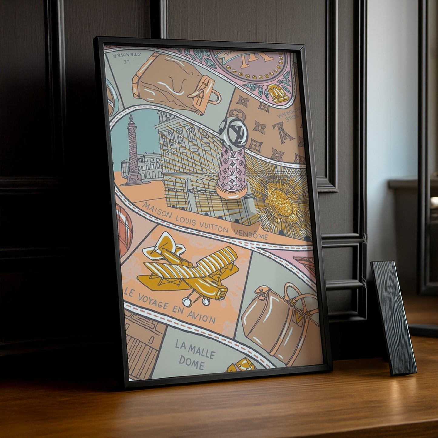Cadre photo Louis Vuitton Monopoly