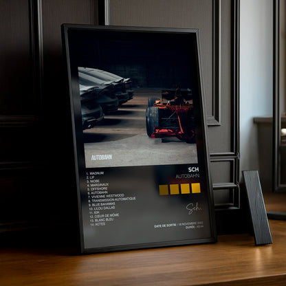 Poster SCH - Album Autobahn