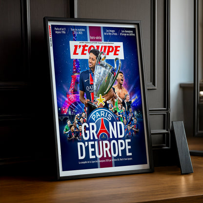 Cadre photo L'Equipe Paris Grand Europe