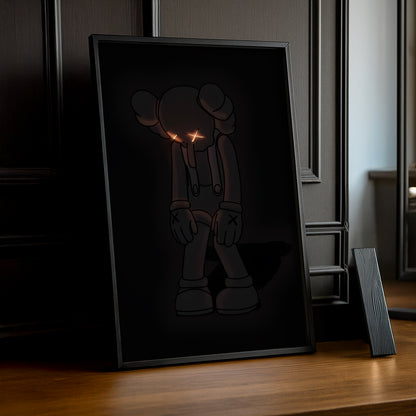 Cadre photo Kaws - Dark Companion