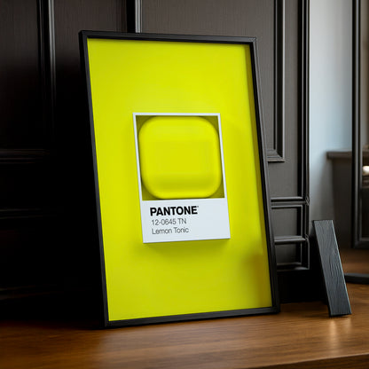 Cadre Photo Pantone Étiquette - Lemon Tonic