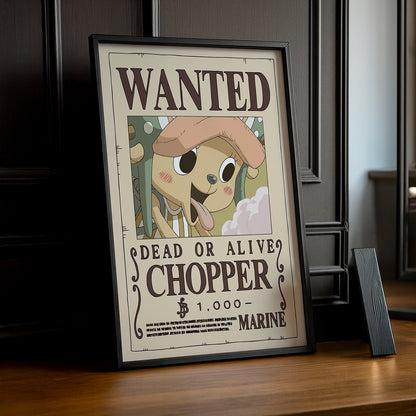 Cadre photo One Piece - Wanted Chopper