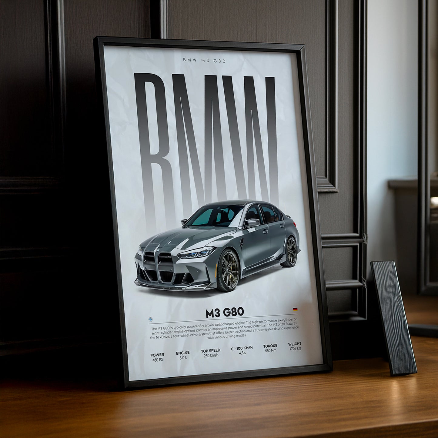 Cadre photo BMW M3 G80