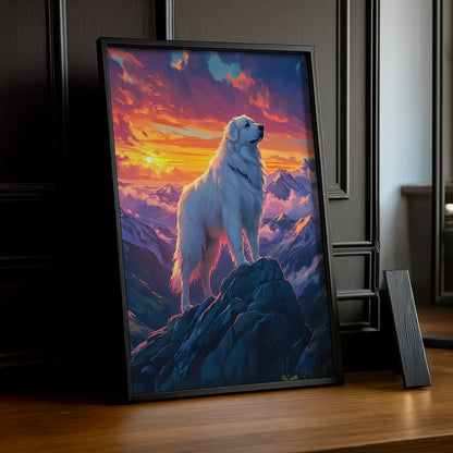 Cadre Photo Chien - Montagne