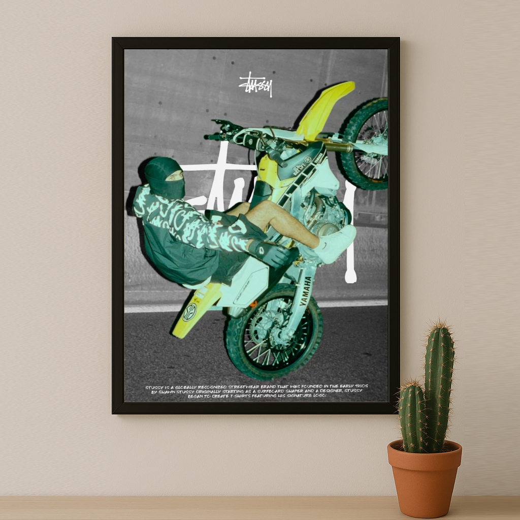 Stüssy Cross - Poster