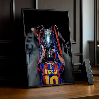 Cadre Photo FC Barcelone - Lionel Messi Ligue des Champions