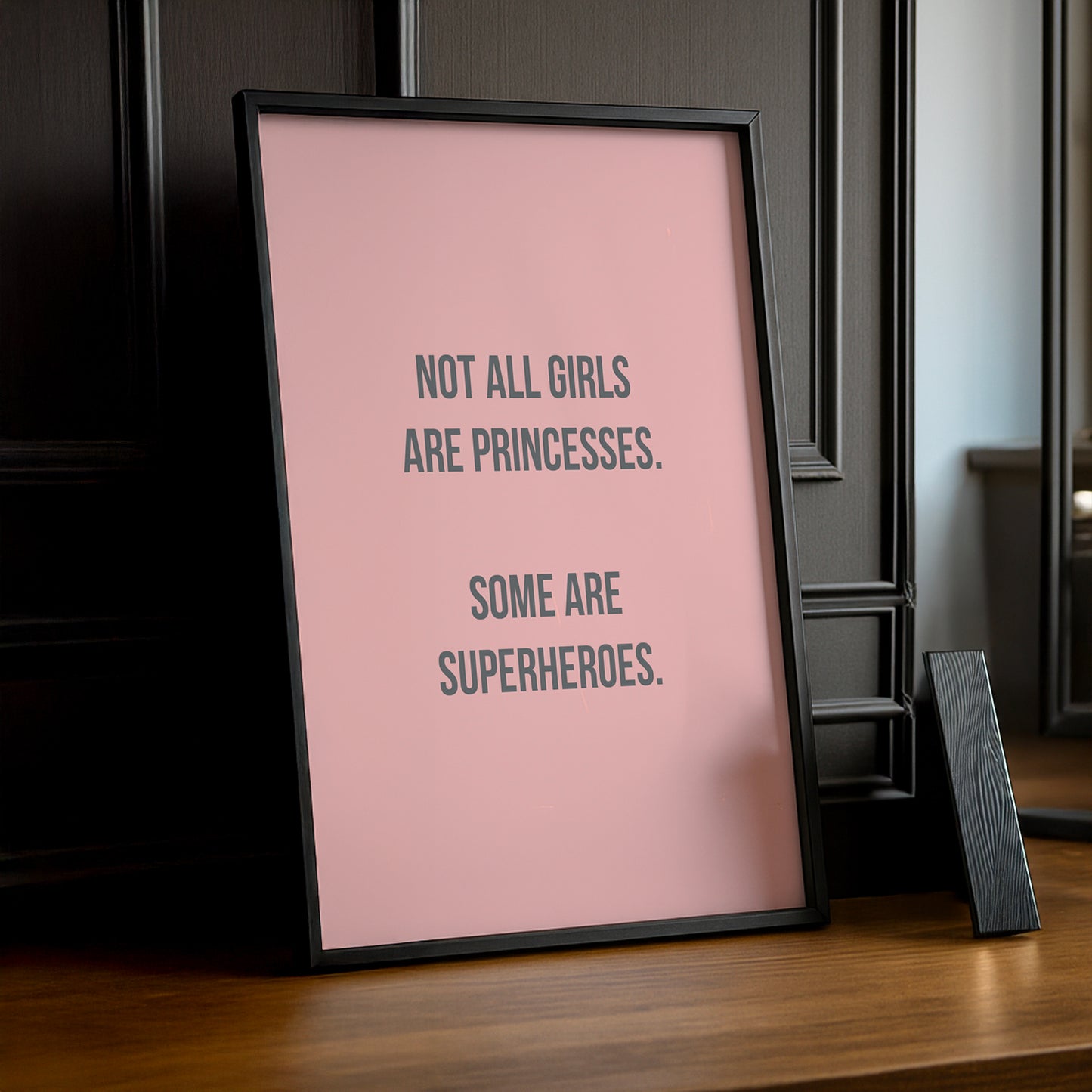 Cadre photo Citation - Girls Superheroe