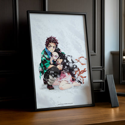 Cadre Photo Demon Slayer - Tanjiro and Nezuko