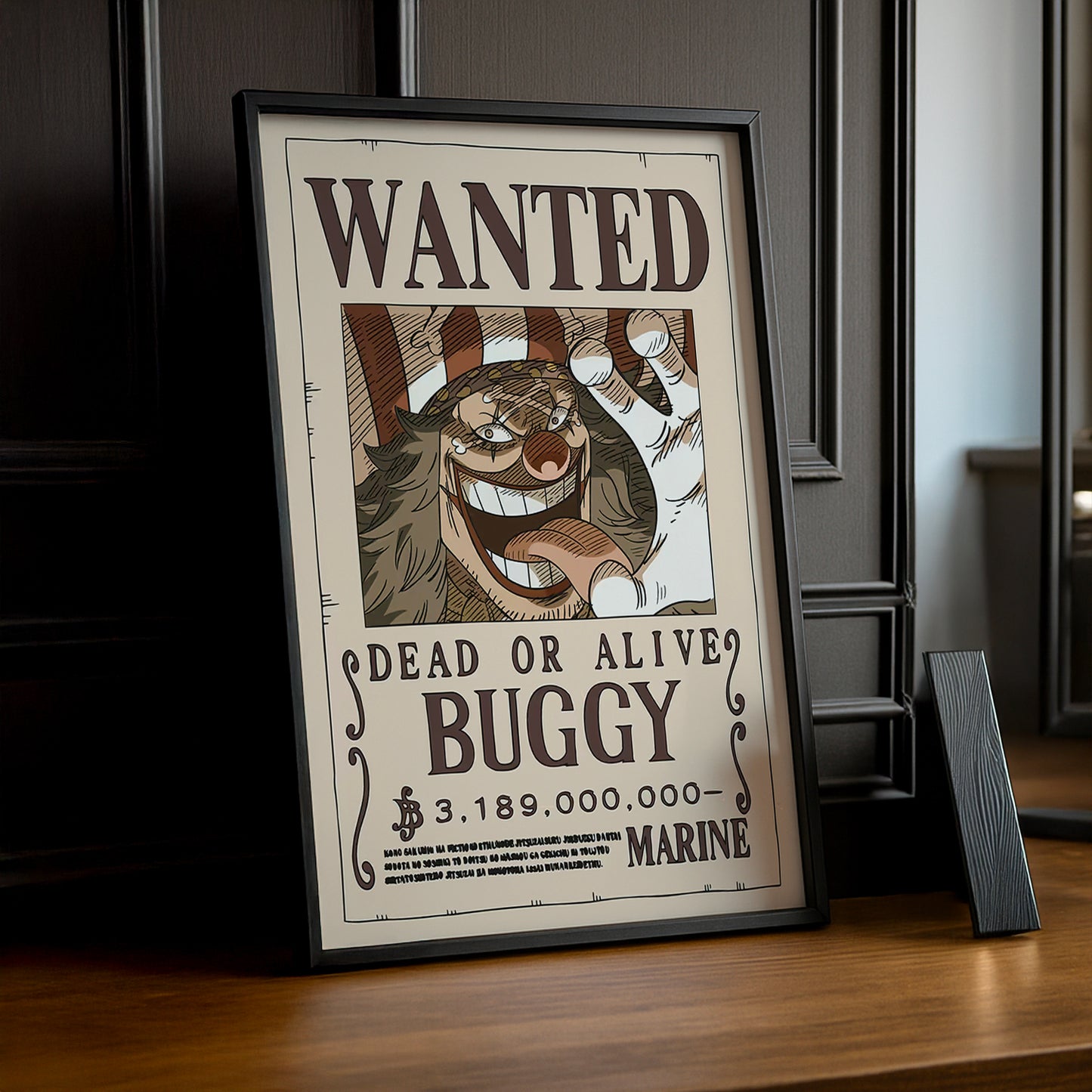 Cadre photo One Piece - Wanted Buggy