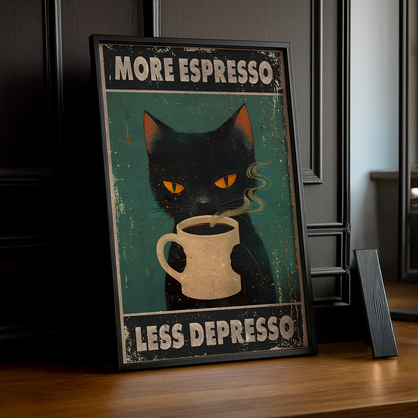 Cadre Photo Chat - More Espresso