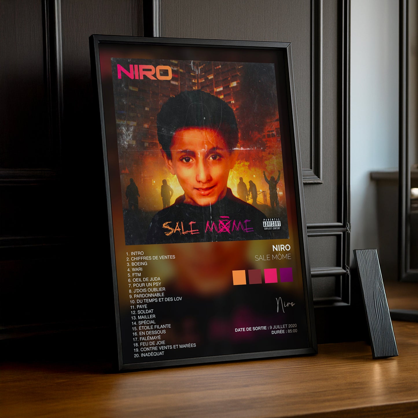 Cadre photo Album Musicaux - Sale Môme de Niro