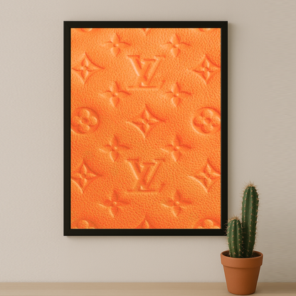Cadre photo Louis Vuitton orange