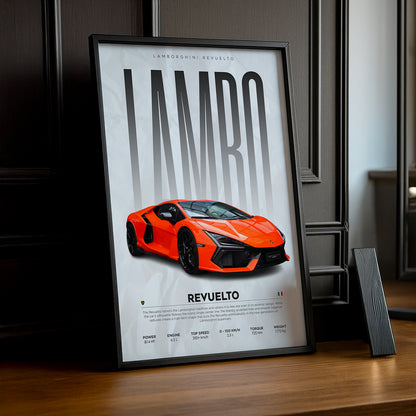 Cadre photo Lamborghini Revuelto