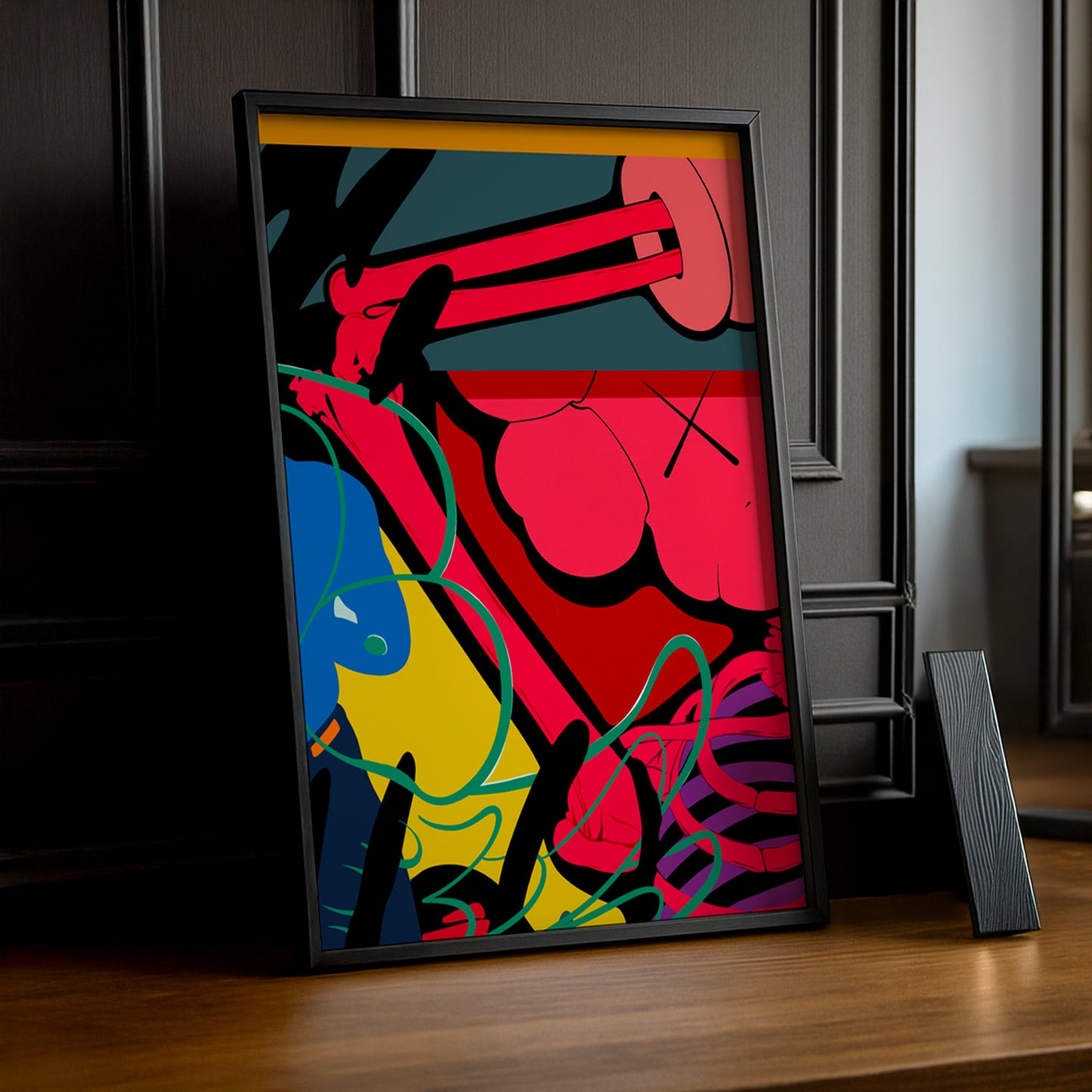 Poster Kaws illustration