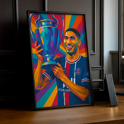 Cadre photo Achraf Hakimi Ligue des champions