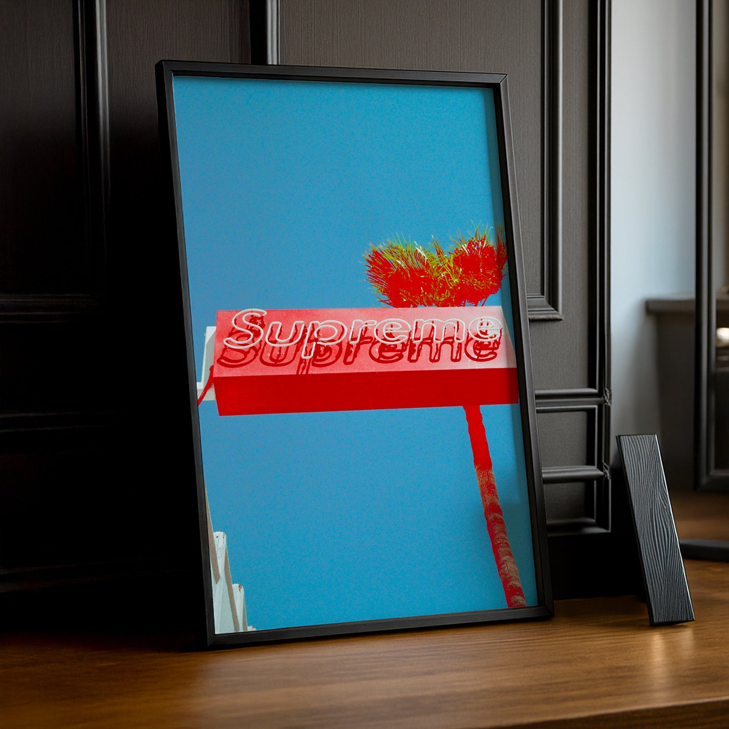 Poster Supreme - Devanture Rouge
