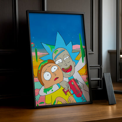 Cadre photo de Rick et Morty