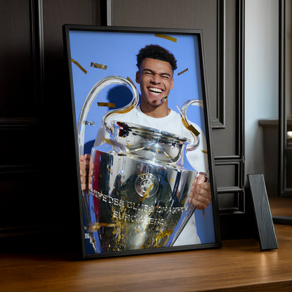 Cadre photo Désiré Doué PSG Ligue des champions