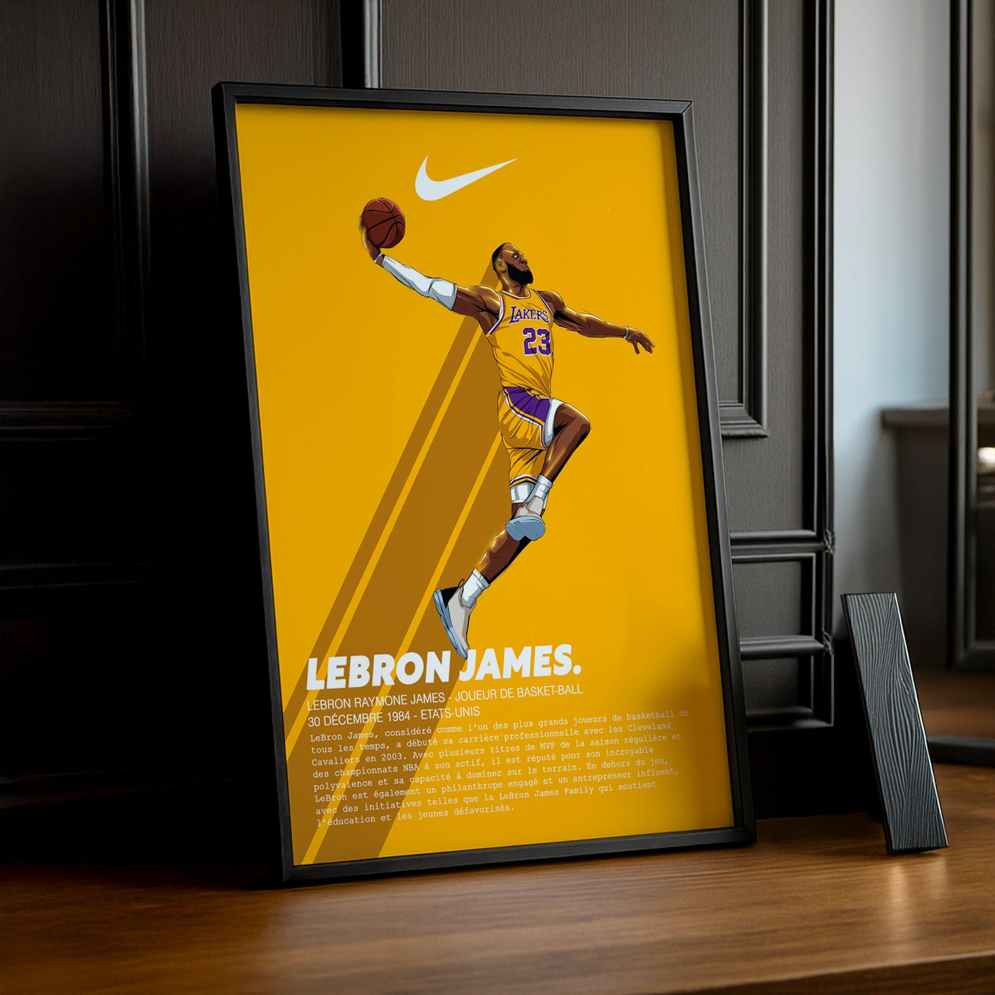 Cadre photo Lebron James NBA