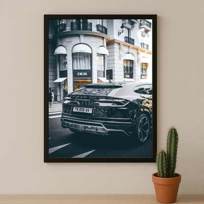 Cadre photo Dior Lamborghini