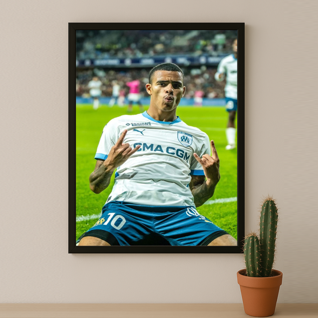 Olympique de Marseille Greenwood - Poster