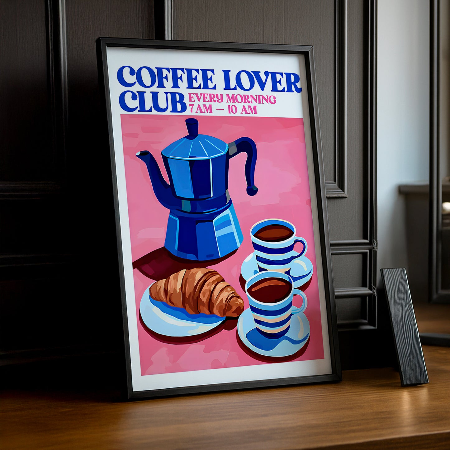 Cadre photo Coffee Lover - Club