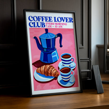 Cadre photo Coffee Lover - Club