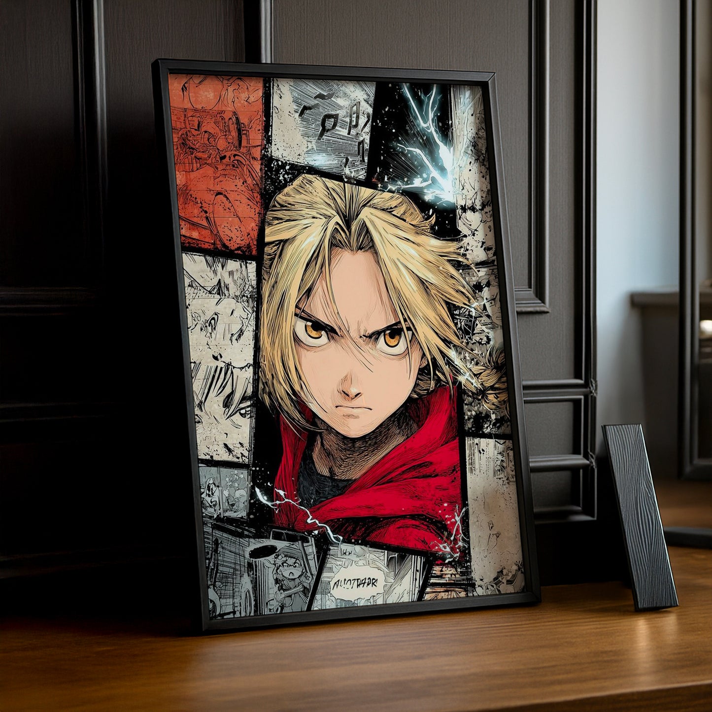 Cadre Photo Full Metal Alchemist - Edward Bande Dessinée