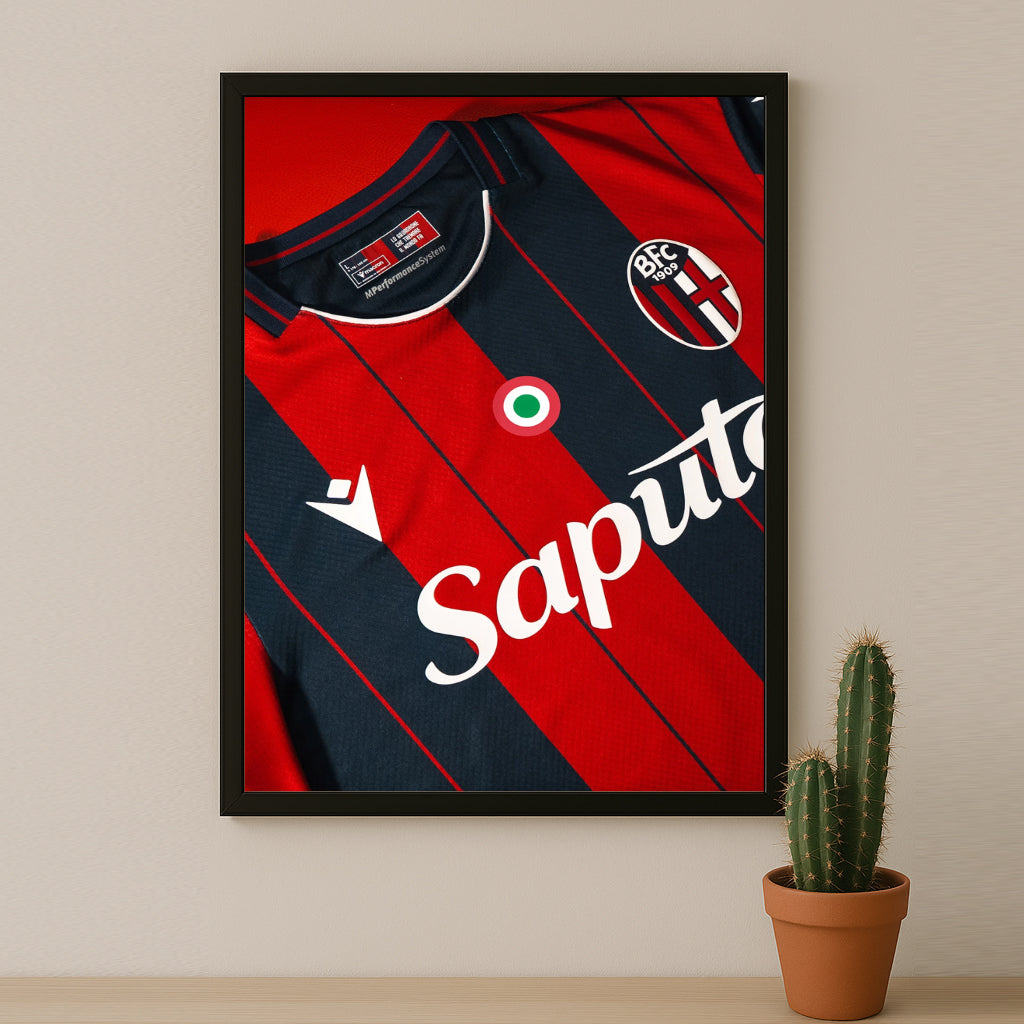 Poster Maillot Football - Bologna Kit 25-26