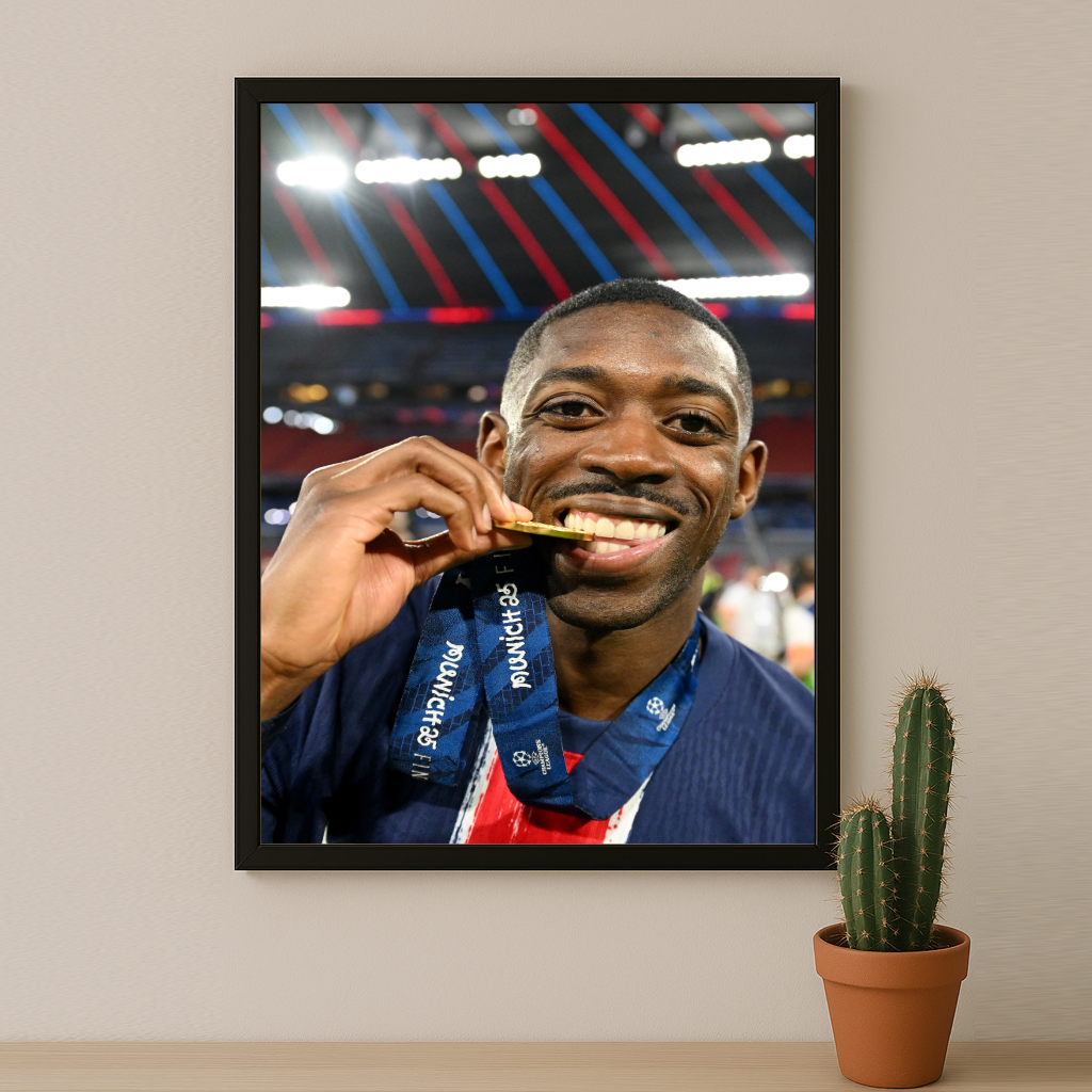 Cadre photo Paris Saint-Germain Ousmane Dembélé