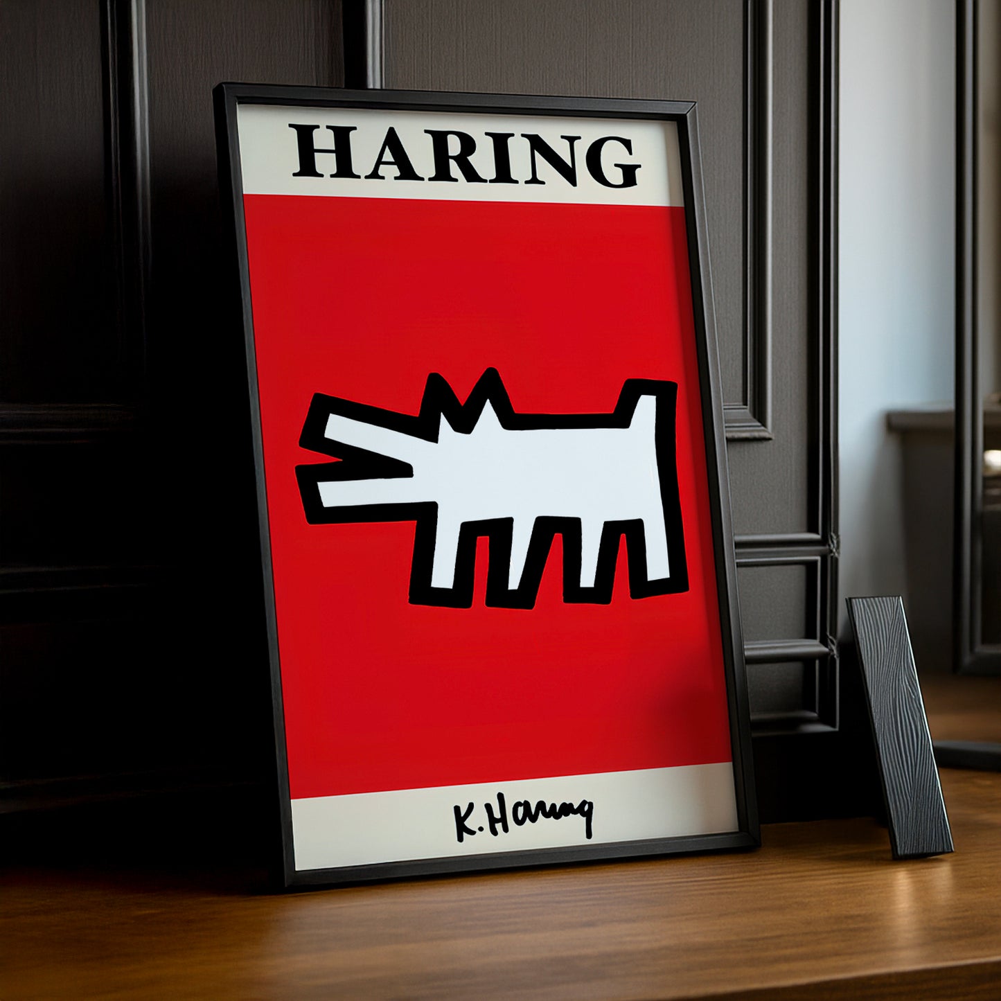 Cadre photo Keith Haring Dog