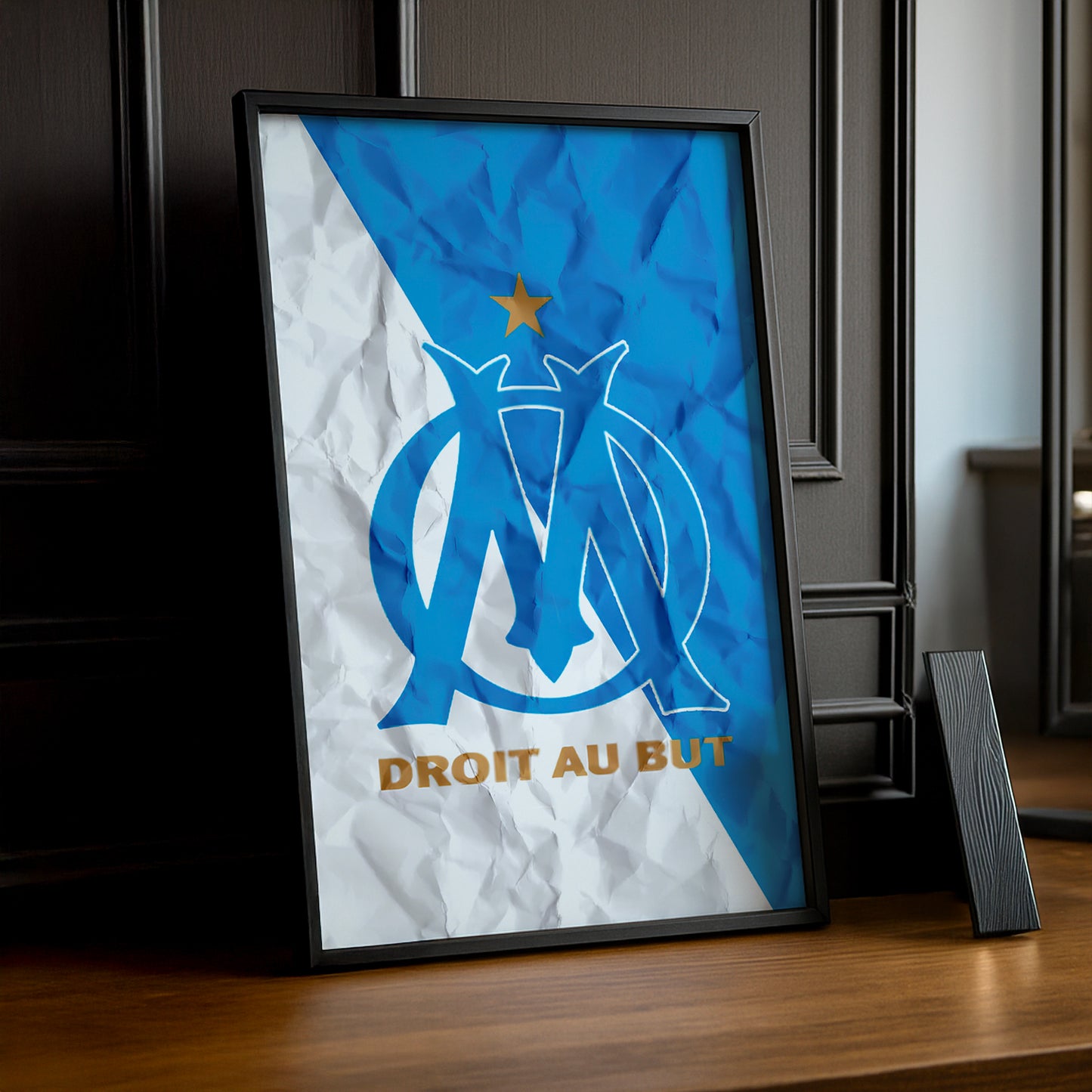 Olympique de Marseille Ecusson - Poster
