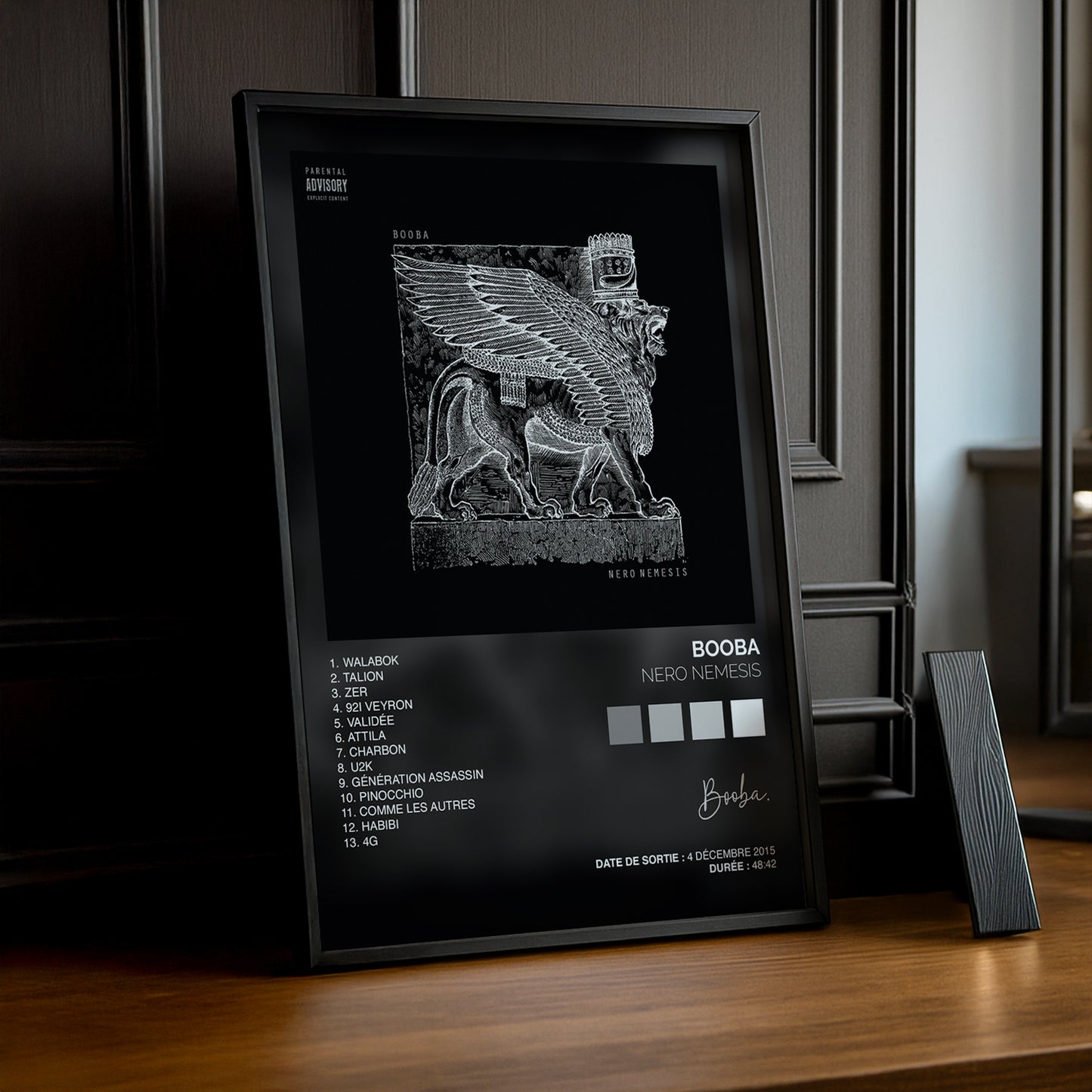Poster - Album Booba Nero Nemesis