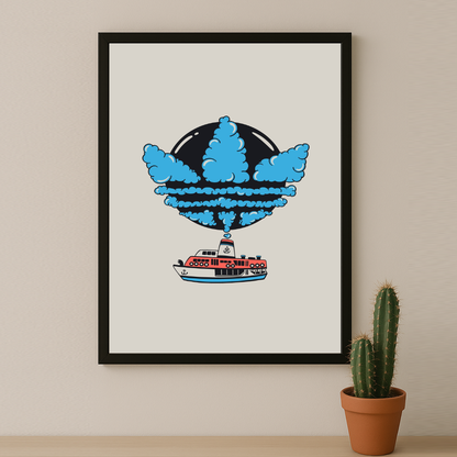 Cadre photo Adidas - Boat